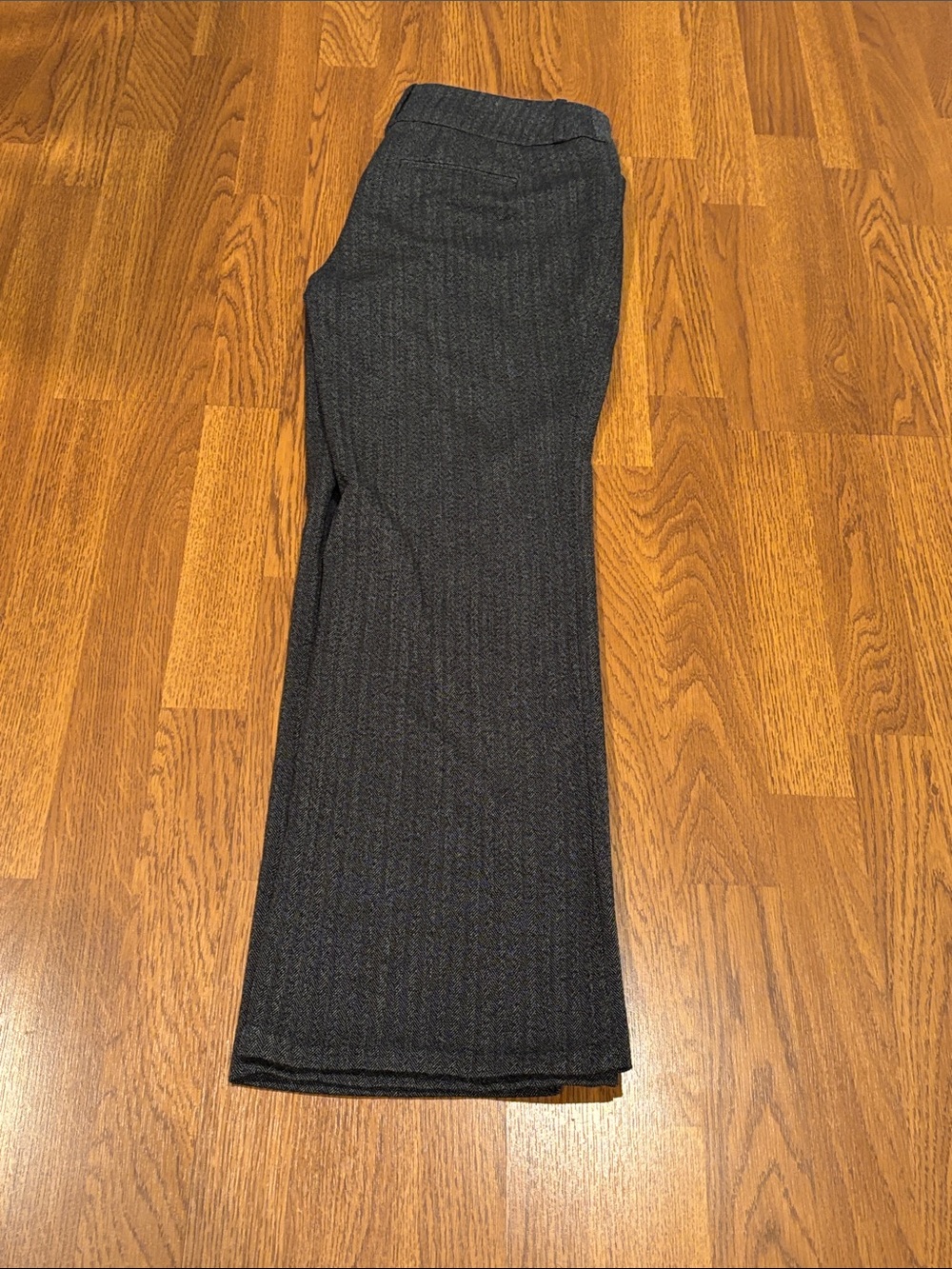 Mossimo Stretch Herringbone Blackish/Gray Mid-Rise Bootcut Pants Size 4
